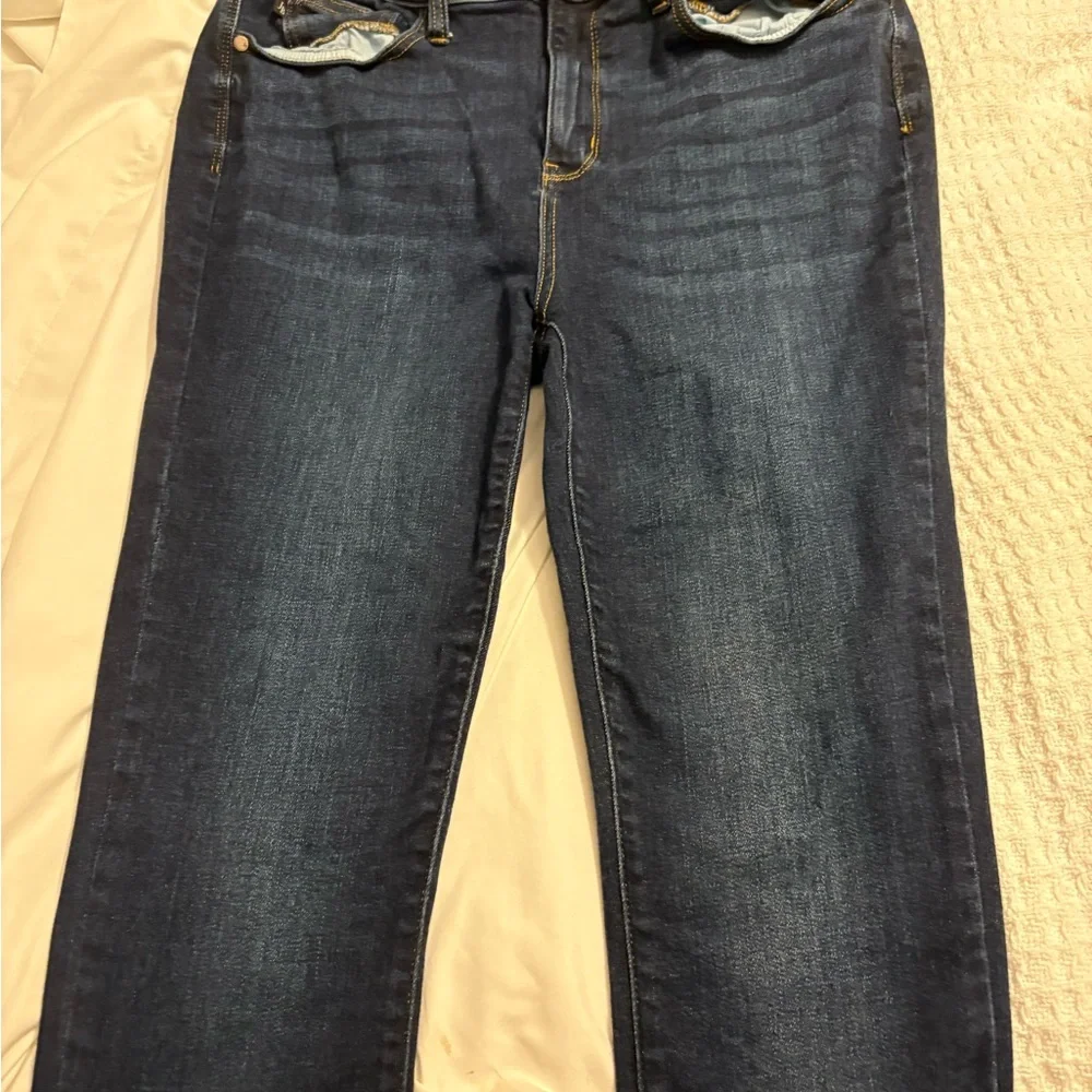 Judy Blue Dark Indigo Skinny Jeans - Picture 5 of 8